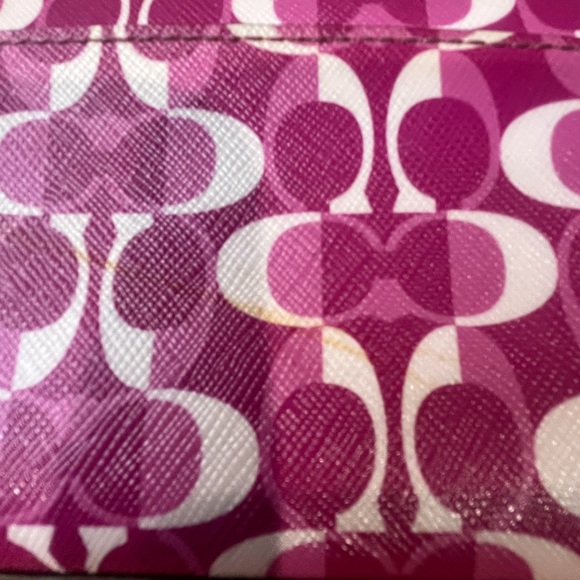 Coach Pink Clutch Wristlet - Picture 9 of 16